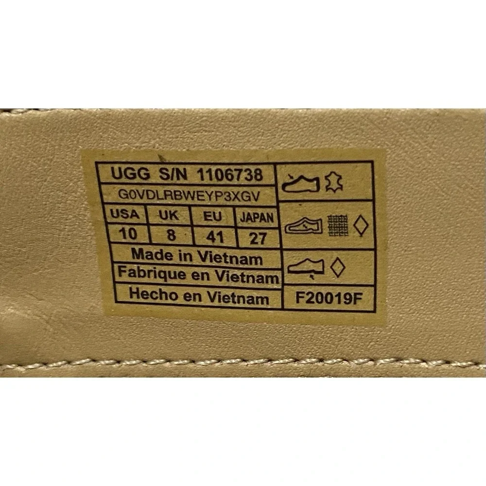 UGG Bandera Brown Leather Tall Knee High Riding Boots 1106738‎ Womens 10